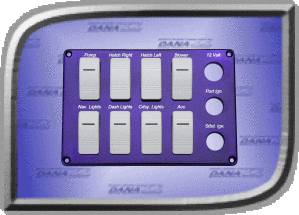 Switch Panel - 8 Switch Horz. 12V & (2) Keys - RH Product Details