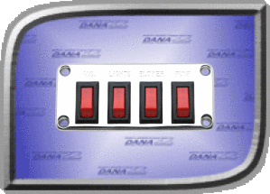 Switch Panel - 4 on/off Horz. Product Details