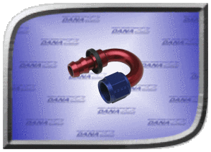 180 Deg Hose End -4 AN Push Lock Product Details