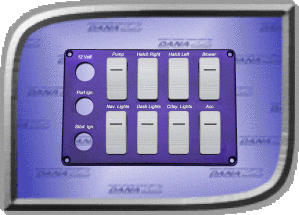 Switch Panel - 8 Switch Horz. 12V & (2) Keys - LH Product Details