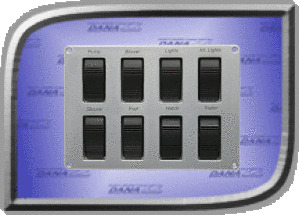 Switch Panel - 8 Switch 2 Row Recessed Product Details