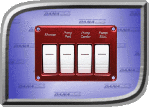 Switch Panel - 4 Switch Horz Recessed (wide) Product Details