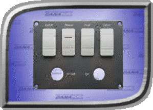 Switch Panel - 4 Switch Horz 12V & Key Product Details